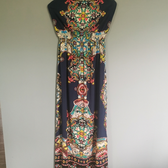 ‼️2/$15 Colorful print Maxi dress - Picture 1 of 9